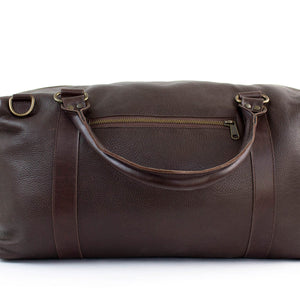 MONTEBLANCO04 LUMENI Full-Grain Leather Overnight/Weekend Travel Duffel Bag